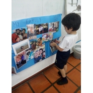 Trabajitos sobre la familia en Ingles con Salita de 5 años